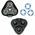 Pikkukuva 4 / 5: Philips S5000 S5370 S5571 S5420 S5140 S5078 -parranajopää - musta