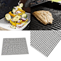 Miniatyrbillede 6 af 6: INF Grillnet/grillmåtte Non-stick Sort 3-pak