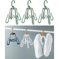 Miniatyrbillede 1 af 4: Tørresko Hyldearrangør Hanger, Roterende Tørrestativ, 3 Stykker Grøn