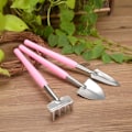 Miniatyrbillede 2 af 5: Havearbejde Værktøj, Mini Havearbejde, 3-Stykke Skål til Kæledyr, Havearbejde Værktøj Pink