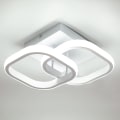 Miniatyrbild 1 av 4: LED-taklampa Modern vit fyrkantig akryl ljuskrona 220V vitt ljus
