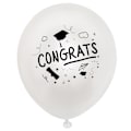 Miniatyrbillede 1 af 4: 50 x 12\" latexballoner Graduation Bash balloner White