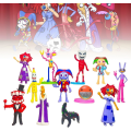 Miniatyrbilde 3 av 7: 6 Fantastiske digitale sirkusfigurer, Pomni Jax modellleker for barn, samleobjekter fra The Amazing Digital Circus 6pcs-d