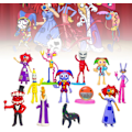 Miniatyrbillede 3 af 7: 6 Fantastiske Digitale Cirkus Figurer Sæt, Pomni Jax Model Legetøj Til Børn Gaver, De Fantastiske Digitale Cirkus Samleobjekter Anime Figurer 6pcs-c
