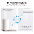 Miniatyrbilde 6 av 7: WiFi Tuya Smart temperatursensor og fuktighetssensor, WiFi-romtermometer og hygrometer