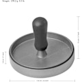Miniatyrbillede 3 af 5: Burgerpresse i rustfrit stål i fødevarekvalitet, 12 cm