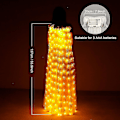 Miniatyrbilde 5 av 5: LED Luminous Store Vinger Voksne Varmt Lys Gullvingede Sommerfugl Kappe Bar Ytelse Fluorescerende Rekvisitter, Halloween Dekorasjon Klær