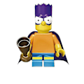 Miniatyrbillede 2 af 5: 8 stk. The Simpsons Minifigurer Børns Pædagogiske Samlede Byggeklodser Legetøj