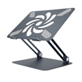 Miniatyrbillede 3 af 8: Computerbord Stand Aluminiumlegering Foldbar Justerbar Højde Laptop Kølebeslag til Laptop Notebook Tablet