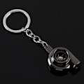 Miniatyrbild 1 av 6: 2 st Mini Turbo Turbo Nyckelring Snurrande Turbin Nyckelring Black