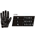 Miniatyrbild 3 av 3: Motorcykelhandskar för vuxna, Full Finger Touchscreen-Grön-XL