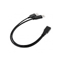 Miniatyrbillede 2 af 5: Usb 2.0 A Han-Til-Usb Hun Splitter Forlængerkabel Hub