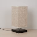 Miniatyrbild 2 av 5: Design nattlampa E27 Superfinish fyrkantig Niinikangas skärmlampa i trä