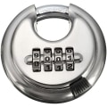 Miniatyrbilde 2 av 5: 70mm 4-posisjons 304 rustfritt stål skive hengelås