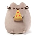 Miniatyrbillede 1 af 5: Pusheen Snackable Pizza Plysdyr, Udstoppede dyr til alderen 8 år og opefter