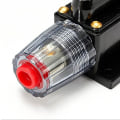 Miniatyrbillede 3 af 3: DC 12V 20A /30A/ 40A/ 50A/ 60A Bilbeskyttelse Audio Inline sikringsholder 12V 50A