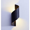 Miniatyrbild 1 av 5: 10W LED-vägglampa, vattentät varm färg (svart)
