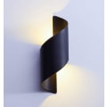 Pikkukuva 1 / 5: 10W LED-seinävalaisin, vedenpitävä lämmin väri (musta)