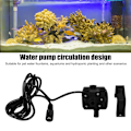 Miniatyrbild 3 av 3: Liten Submersibel Vattenpump Solcellsdriven DC Batteridriven Cirkulerande Borstlös Mini Fontänpump för Akvarium