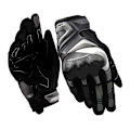 Miniatyrbild 1 av 3: Motorcykelhandskar för vuxna, helfinger touch screen-svart-L