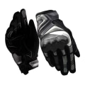 Miniatyrbillede 1 af 3: Motorcykelhandsker til voksne, fuld finger touch screen-sort-L