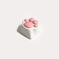 Miniatyrbillede 1 af 4: Metal Keycap Katteklo Kattepote Novelty Keycaps Til Cherry Mx Mekanisk Tastatur (Hvid Base Pink Klo)