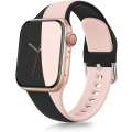 Miniatyrbillede 1 af 5: Designet til Apple Watch-rem 38mm 40mm 41mm (sort/pink)