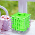 Miniatyrbillede 1 af 5: Penge Maze Cube Sparebøsse og Puslespil Original Gave, Grøn