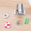 Miniatyrbilde 1 av 5: 2PCS Gulvmontert Dørstopper Rustfritt Stål Dørstopper