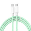Miniatyrbild 1 av 7: Ny 2024 synkkabel 60w Pd flätad typ c till typ c kabel för apple 15 14 1m snabbladdning dataöverföringslinje 1 meter 1