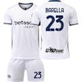 Pikkukuva 10 / 10: 2024-2025 Inter Milan vierasjalkapallopuku nro 9 Thuram lasten pelipaita miesten ja naisten puku{HONGDE} Size 9 socks L
