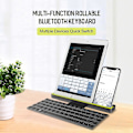 Miniatyrbild 2 av 5: Nytt Tangentbord Trådlöst Mini Vikbart Tangentbord Bluetooth Vikbart Trådlöst Tangentbord för Windows Android IOS Tablet iPad Telefon