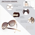 Miniatyrbillede 4 af 4: Solbriller Damer Polariserede Oversize Trendy Solbriller Mode Damer Shades S85{HONGDE}