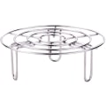 Miniatyrbilde 1 av 3: Rund dampstativ, 16-24 cm dampkurv i rustfritt stål