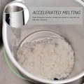 Miniatyrbillede 5 af 5: Lysfremstilling 1000 ml rustfri stål hældekande Smeltegryde Voks gryde Lysfremstilling Starterenhed Drypfri hældetud Beholder 3Pcs