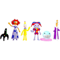 Miniatyrbillede 1 af 7: 6 Fantastiske Digitale Cirkus Figurer Sæt, Pomni Jax Model Legetøj Til Børn Gaver, De Fantastiske Digitale Cirkus Samleobjekter Anime Figurer 6pcs-c
