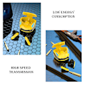 Miniatyrbilde 5 av 5: Trådløst binauralt TWS-spill Bluetooth-headset - lav latenstid hvit