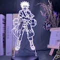 Miniatyrbillede 1 af 5: 3D natlys Naruto Team Uzumaki Naruto LED natlys