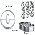 Miniatyrbild 2 av 5: 100-pack transparenta plastpåsar för kakor, godispåsar, presentpåsar