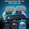 Miniatyrbillede 2 af 5: 48W Dual Ports Hurtig Opladning Bluetooth Biloplader Biloplader Transmitter Mp3 Afspiller
