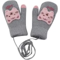 Miniatyrbilde 1 av 5: Unisex Hansker Konvertible Flip Top Varme Myke Fingerløse Votter