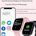 Miniatyrbild 5 av 5: Vattentät Bluetooth Smart Watch med pulsmätare och stegräknare