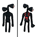 Miniatyrbilde 7 av 7: Siren Head plysjdyr plysjleke 14 tommers plysjleke (svart)