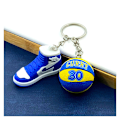 Miniatyrbild 1 av 4: 3-pack Mini Sneaker Nyckelring, 3D Basketboll Nyckelringstillbehör för Män, Kvinnor, examenspresenter, inspirerande gåvor, Curry