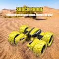 Miniatyrbilde 3 av 4: RC Stuntbil, Elektrisk 2-sidig 4WD 2.4Ghz Roterende LED-lampe