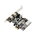 Pikkukuva 3 / 5: Pcie X1 - Firewire 800 1394b 3-porttikamera kuvan ja videon kaappauskortille