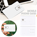 Miniatyrbild 2 av 5: Skrivbart Blankt SIM-kort 4G LTE USIM-kort Programmerbart WCDMA GSM Micro Nano SIM-kort 2FF 3FF 4FF För Telekomoperatör