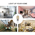Miniatyrbillede 7 af 7: 10 stk. LED-pære G4, 20W halogenpære-erstatning, 2W G4 dobbelt fodbase, 12V dagslys 6000 K