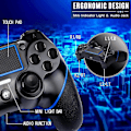 Miniatyrbild 3 av 5: Timoom PS4 Trådlös Bluetooth Spelkontroll med Pekskärm