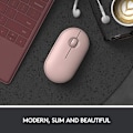 Pikkukuva 2 / 5: Bluetooth-hiiri, ultraohut, minikokoinen, langaton, hiljainen - pinkki